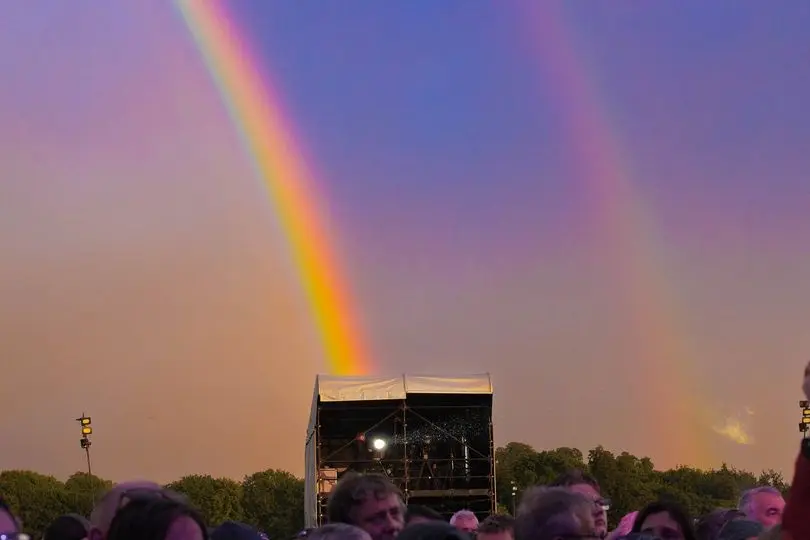 A Double Rainbow at Chilfest